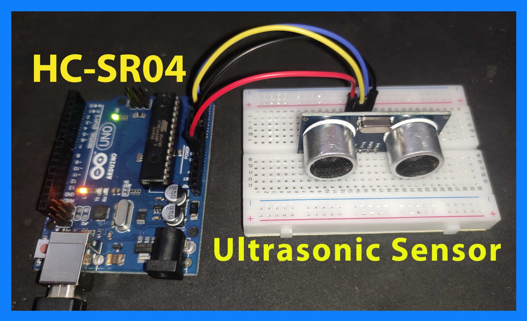 How to interface Ultrasonic Sensor Module (HC-SR04) with Arduino ...