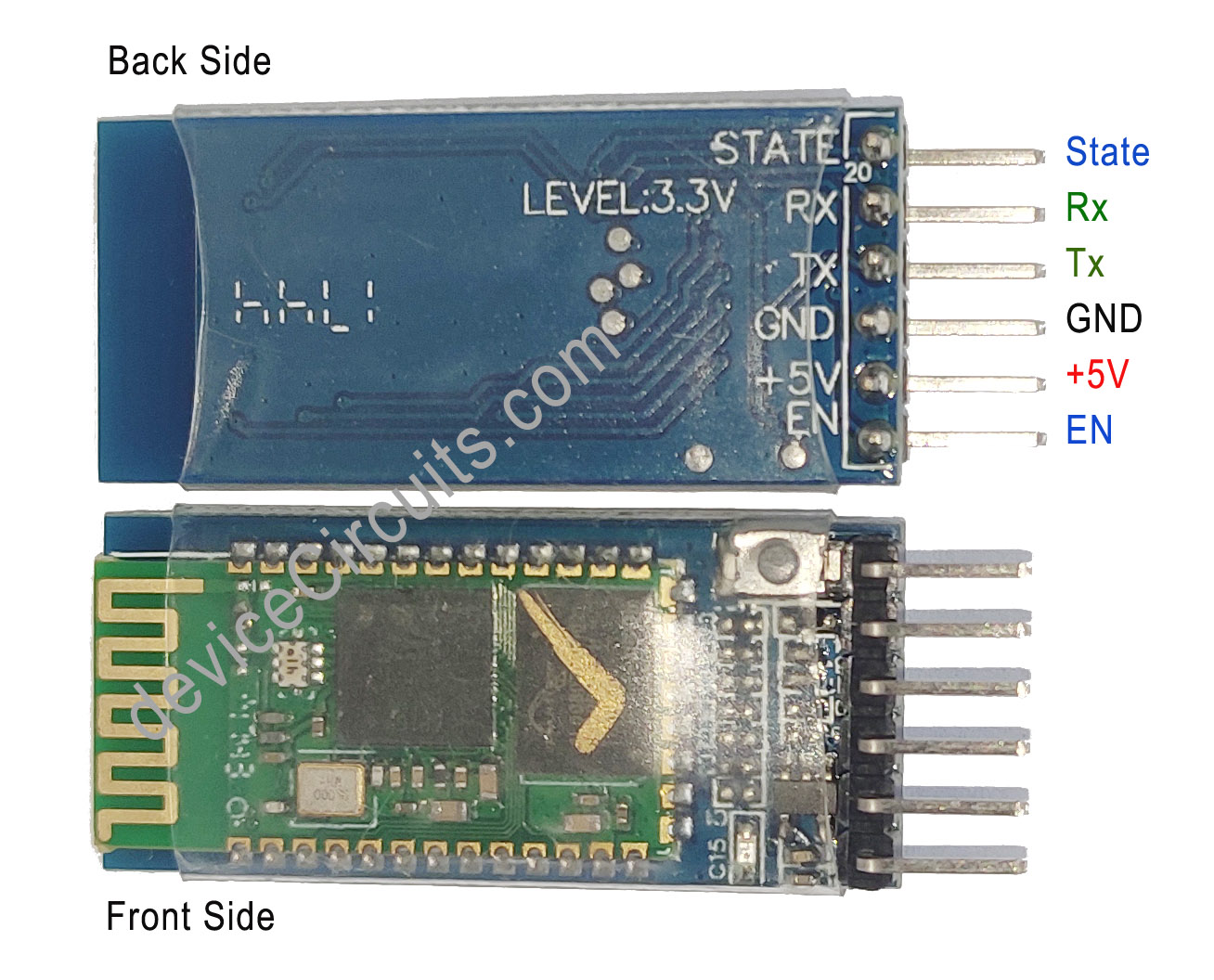 How to interface HC-05 Bluetooth Module with Arduino – DeviceCircuits.com